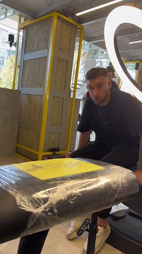 Indoor Tutorial with Yellow Paper and Plastic Object