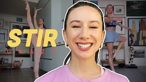 Isabella Boylston, principal dancer at American Ballet Theatre in New York, teaches easy and effective stretches and exercises to practice during quarantine and working from home. | WWD | Facebook