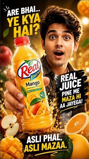 Real Fruit Juice AI Commercial 🥭 | Cinematic Summer Ad | Ultra Realistic AI Video
