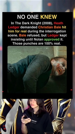 “Did Heath Ledger Really Take Real Punches From Christian Bale? 😳”