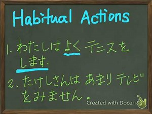 Genki I L3 G2 Verb Types and the Present Tense