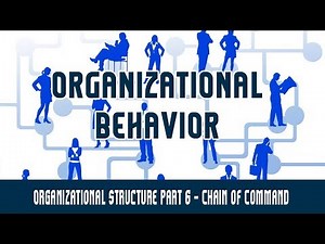 Management | Organizational Behavior | Organizational Structure Part 6 - Chain of Command