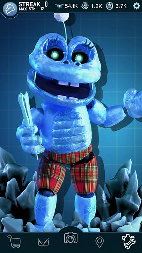 FNAF AR Special Delivery - Frosted Happy Frog Animatronic Workshop Animations