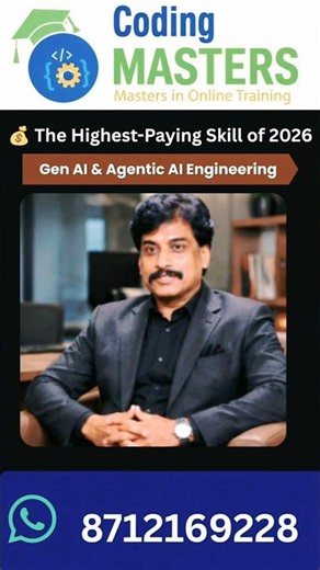 ✅ Learn Real-Time Project Training from Coding Masters | AI Engineering Course 🚀