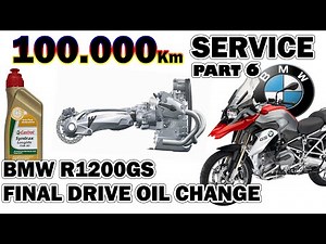 BMW R1200GS GSA Part 6 - Final Drive Oil Change
