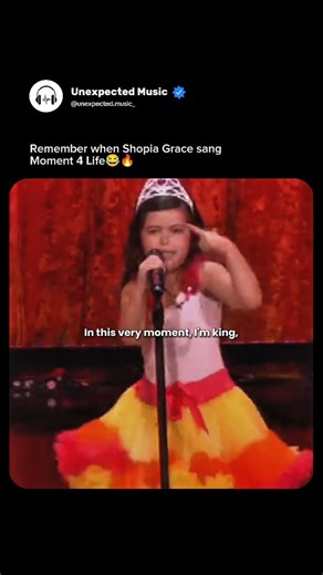 Unexpected Music on Instagram: "Sophia Grace Brownlee (Sophia Grace of duo Sophia Grace & Rosie) first sang the song "Moment 4 Life" by Nicki Minaj in 2011, when she was 8 years old, on the Ellen DeGeneres show. The song is a collaboration between Nicki Minaj and Drake. . . . #music #nickiminaj #drake #cover #live #trending #viral #singing #explore"