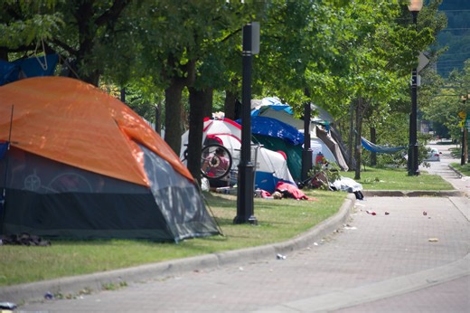 Are there fewer homeless encampments in Toronto?