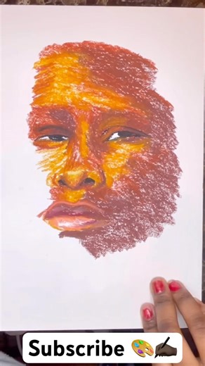 How to draw Using oil Pastles #art #drawing #sketch #artist #painting #oilpastel #shorts