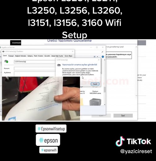#Epson L3251, #l3218, #l3250, L3256, L3260, l3151, l3156, 3160 #wifi Setup Kablosuz bağlantı kurulumu nasıl yapılır. Epson Model No Sonuna Driver ekleyip videodaki gibi sitesinden sürücüyü indirip ilerleyebilirsiniz.