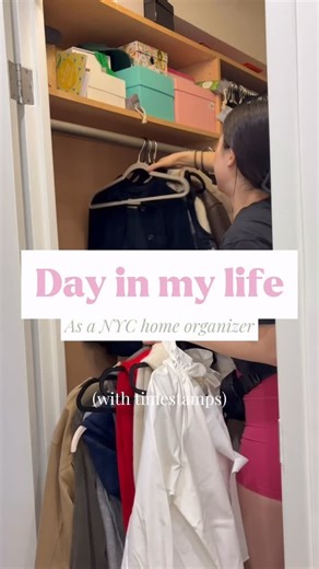 Ally Lee | Professional Home Organizer on Instagram: "An organized closet makes mornings easier and life more peaceful ☺️ #organizing #professionalorganizer #nyc"