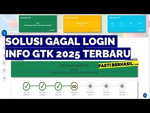 LATEST GTK 2025 INFO LOGIN FAILED SOLUTION