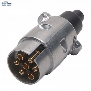 [Hot Item] Trailer Towing-12V 7 Pin Electric trailer Plug Wiring Connector Socket Towbar Adapter