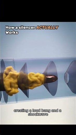 What Actually Happens Inside a Silencer #firearms #engineering