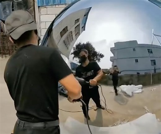 How Artists Make Shiny Stainless Steel Spheres