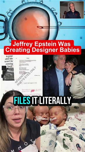 Jeffrey Epstein was creating genetically edited designer babies #fyp #epstein #epsteinfiles