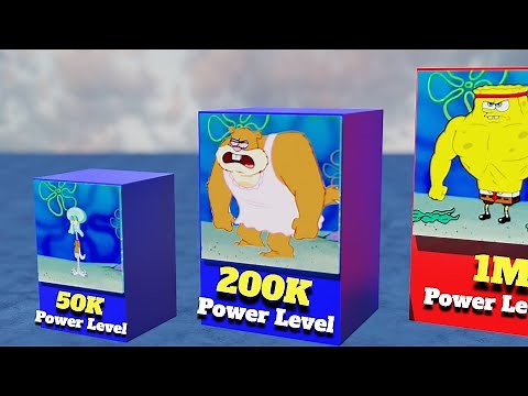 Power Level SpongeBob Characters