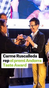 🍽🏆 Carme Ruscalleda (@carme.ruscalleda) rep el premi @andorrataste Award en una jornada plena de talent Ruscalleda va triomfar en una època en què les dones a l'alta cuina no eren habituals. Segons explica, havia de fer una carrera artística, però va acabar arribant al món de la cuina, sempre amb el suport dels pares i amb el cap ben alt. 🔗 Llegeix més sobre l'#AndorraTaste a #LaGourmeteria T’ho explica @victorantich #elnacionalcat #andorra #gastronomia #cuinademuntanya | La Gourmeteria