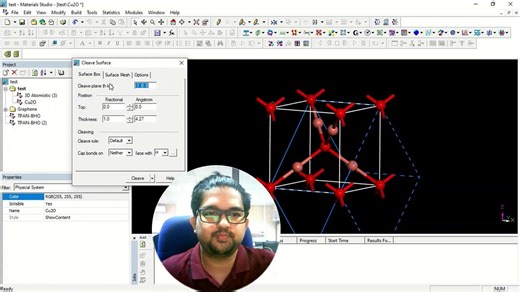 How to cleave the surface in Materials studio - video Dailymotion