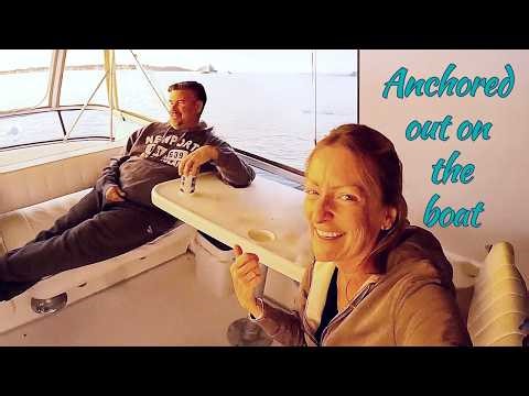 Another weekend on our boat in Connecticut with silly antics and our boat dog.