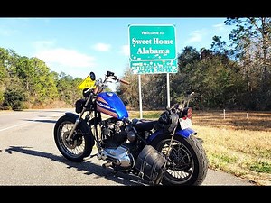 RIDING 1300 Miles On 1976 AMF HARLEY Davidson IRONHEAD Sportster CHOPPER Forgotten Angels Tampa FL
