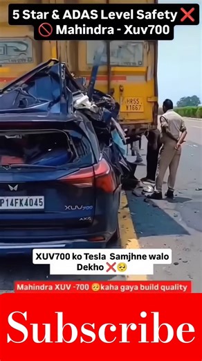 mahindra xuv 700 auto pilot gone wrong 😱😱😨