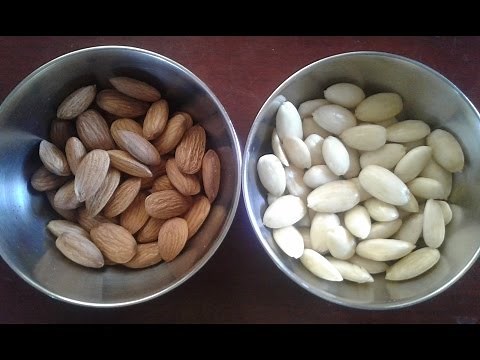 Remove Almond Skin (Peel) - How to Remove Almond Skin (Peel) easily