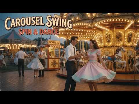 Carousel Spin Swing 🎠 1959 Fairground Dance | Vintage Rock & Roll