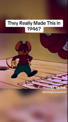 🐭💍 Herman & Henry – Scrappily Married (1946) 🎬 Famous Studios A fast-paced Golden Age short packed with exaggerated reactions, sharp timing, and classic ink-and-paint chaos. This one leans into relationship comedy — 1940s cartoon style — where every argument is louder, every reaction is bigger, and every gag escalates quickly. Hand-drawn animation. Elastic expressions. Pure mid-century energy. A fascinating look at how humor was framed in a completely different era. 🕰️ 1946 🎬 Famous Studios