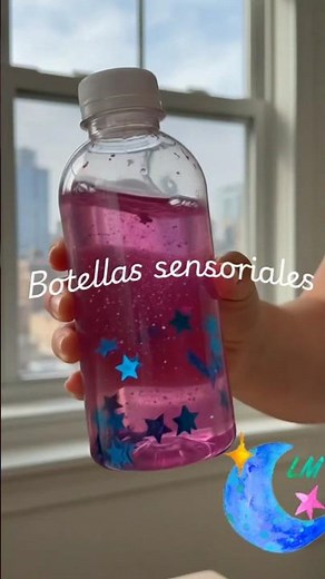✨ Stressed out today? Let's make a beautiful sensory bottle ✨