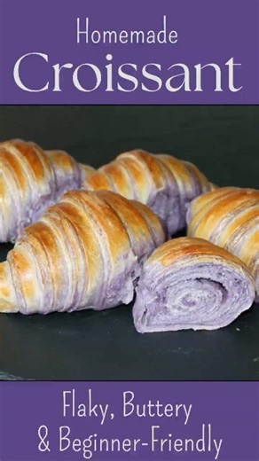 Easy Beginner Croissants – So Buttery & Flaky! #homemadebaking #easycroissant #croissantrecipe