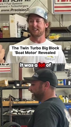 The Twin Turbo Big Block 'Boat Motor' Revealed #CarTok #CleetusMcFarland #CarBuild #CarRepair #GarageLife #CarCulture #ProjectCar #viraltiktok