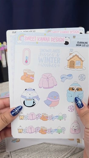 Sweet Kawaii Design Freebie Friday Haul | Snow Cute and Snow Day Snuggles Release