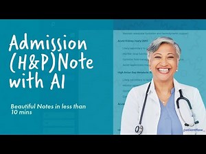 AI Note writer for Hospital Admissions (PatientflowHQ Note Writer v1.1 Demo)