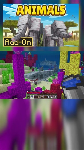 Animals Add-On #addonminecraft #minecraftbedrock #minecraft