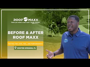 Roof Maxx Dealer and Home Inspector Conduct a Shingle Field Test (BEFORE & AFTER ROOF MAXX!)
