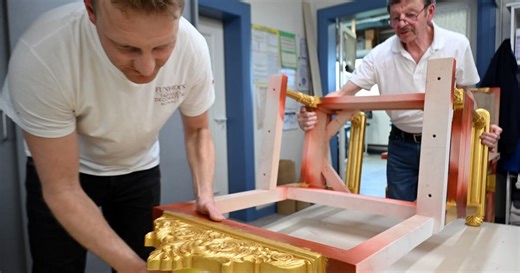 Marlenheim. « Une immense fierté » : l’atelier Funfrock a fabriqué deux fauteuils pour le pape, reçu ce samedi à Monaco