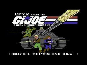 Commodore 64 game title screen "G.I. Joe" sid music