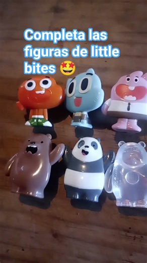 Por fin terminada la colección de little bites por cartoon Network 👻👌#little bites #cartoon Network