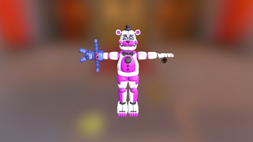 Funtime Freddy c4d and blend - Download Free 3D model by moally123blebd