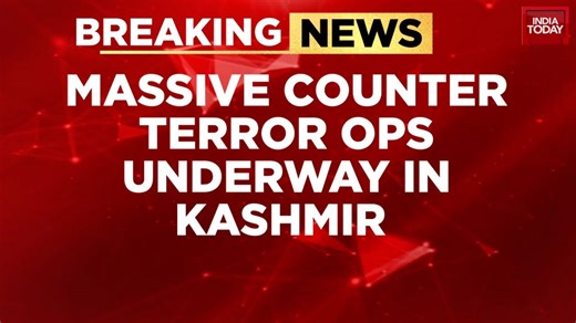 Army Launches Intensive Counter-Terror Ops In Kashmir Against 100 Terrorists