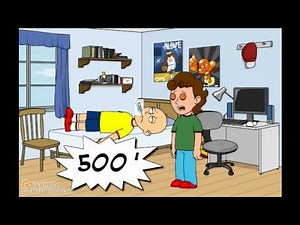 caillou fakes sick and gets grounded