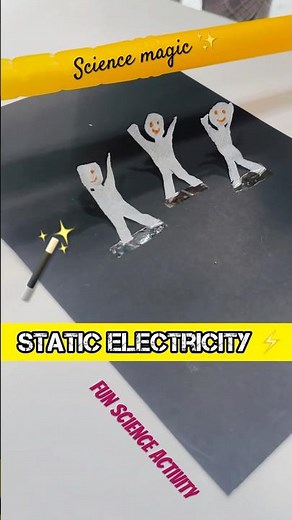 Fun Science Activity: Static Electricity | Charging by Friction | Science Magic 🪄
