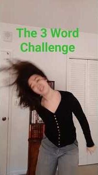 The 3 Word Challenge #writersblock #3wordchallenge #writer #songwriter #booktube #booktok