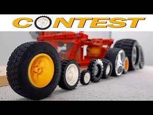 Spinning Contest with 10 Lego Wheels