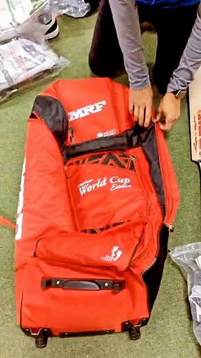 1.2K views · 35 reactions | MRF World Cup Edition Cricket Kit Bag - how much can it fit? Take a look  ONLY $99.99 on our website link below!! https://www.cricketstoreonline.com/cricket-equipment/cricket-bags/mrf-world-cup-edition-cricket-kit-bag/ #MRF #WorldCup #Edition #Cricket #Kit #Bag | Cricket Store Online | Facebook