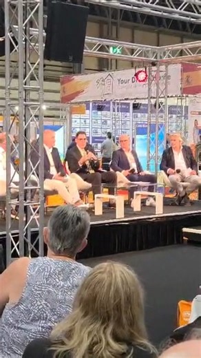 Our very own John Goldacre as a Keynote Speaker at A Place in the Sun Live right now! | GoldAcre Estates