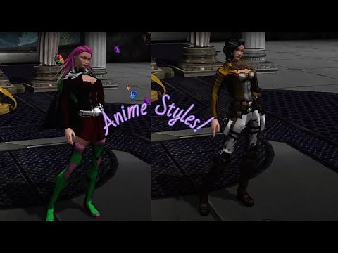 DCUO: Female Anime Styles