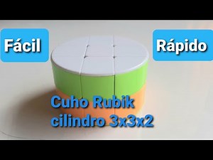 Cómo Resolver [CUBO RUBIK][CILINDRO] [BARRIL] (3X3X2) fácil y rápido tutorial básico principiantes