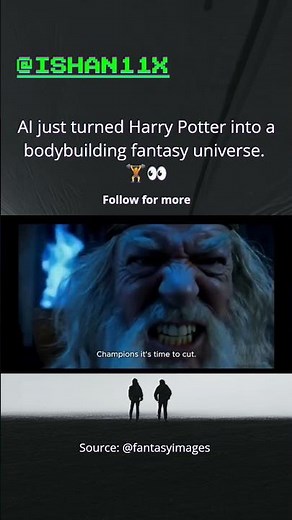 INSANE AI Harry Potter Bodybuilder Universe 🏋️👀 #trending #seedance #harrypotter