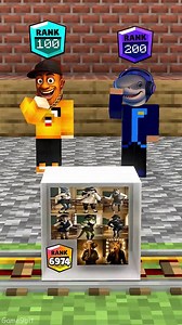 Tung Tung and friends in the challenge of continuous singing to escape the darkness chasing them! | Reel Minecraft animation